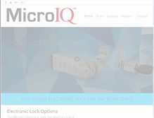 Tablet Screenshot of microiqlock.com